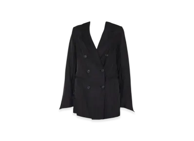 OUR LEGACY Women's Db Flow Blazer Experienced Viscose "Black"