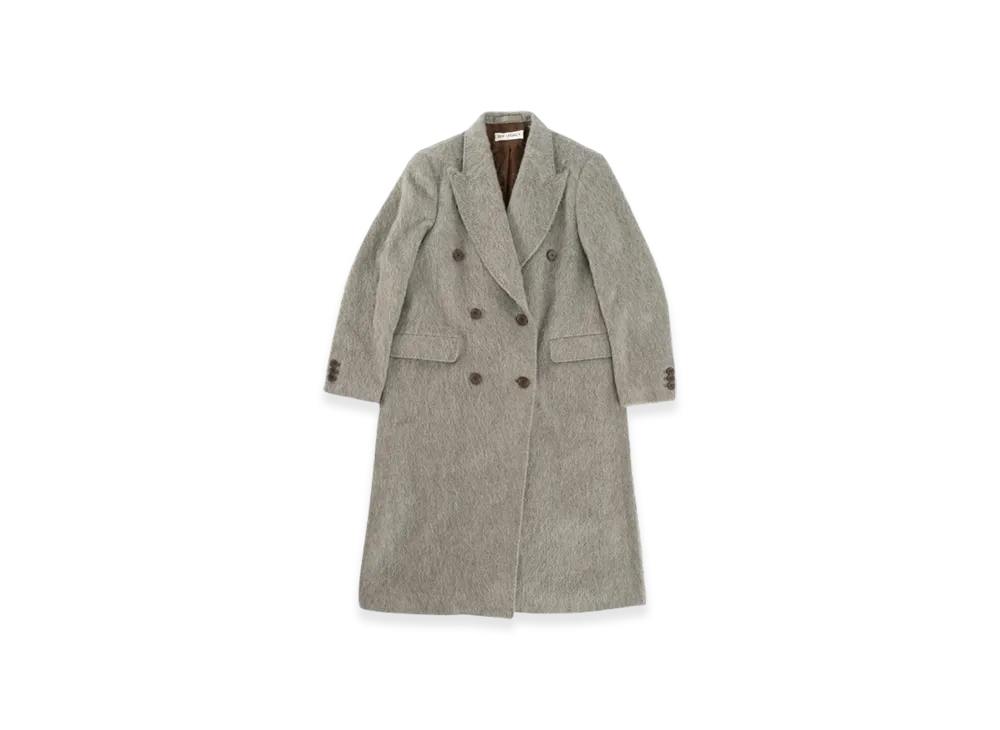 OUR LEGACY Women's DB Coat Hairy Alpaca "Wishkah Grey"