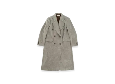 OUR LEGACY Women's DB Coat Hairy Alpaca "Wishkah Grey"