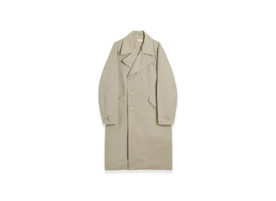 OUR LEGACY Women's Long DB Buta Coat Neo Nylon "Sand Wax"