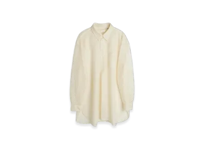 OUR LEGACY Women's Popover Shirt Technical Lace "Off White"