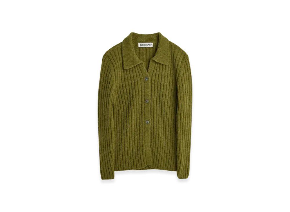OUR LEGACY Women's Fine Polo Alpaca "Swamp Green"