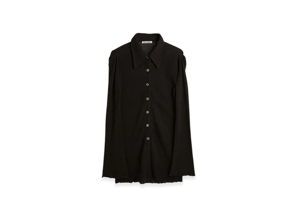 OUR LEGACY Women's Hollow Shirt Sparse Cotton "Brown"