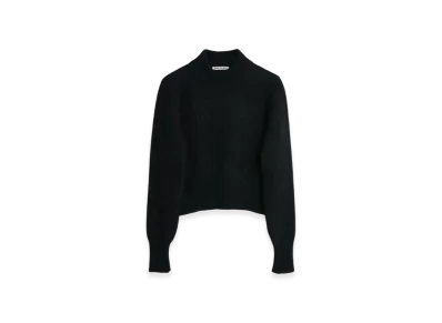 OUR LEGACY Women's Intact Turtleneck Fuzzy Alpaca "Black"