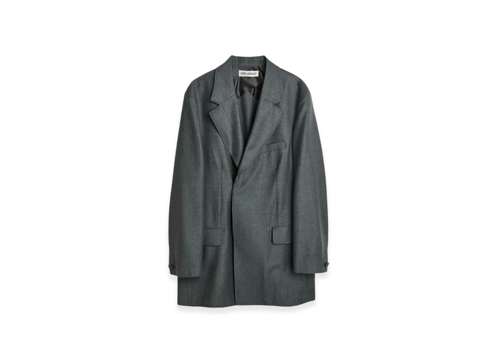 OUR LEGACY Women's Porpoise Blazer Next Gen Wool "Shark"