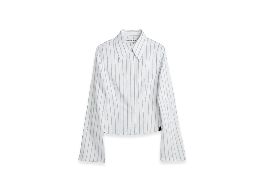 OUR LEGACY Women's Union Blouse Poplin "Consultancy Stripe"