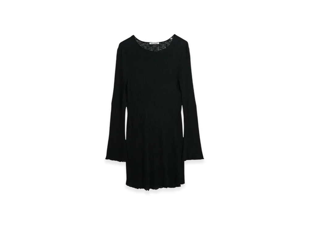OUR LEGACY Women's Two Face Dress Sparse Rib "Black"