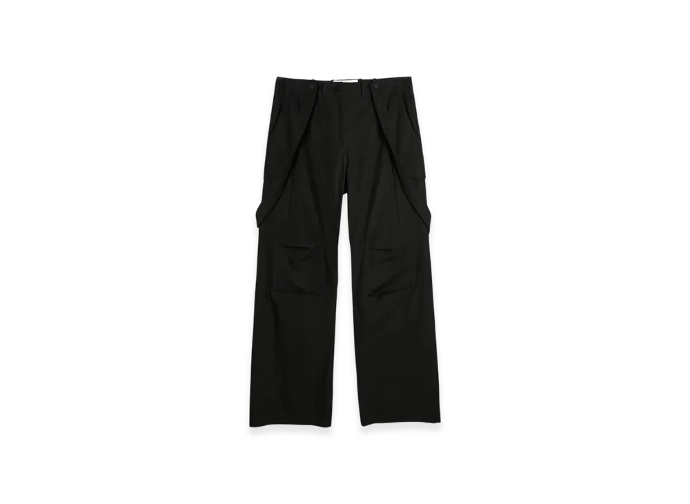 OUR LEGACY Women's Stereo Cargo Symbiont Poplin "Black"