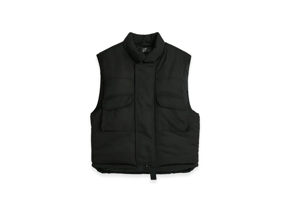 OUR LEGACY Papillon Vest Drape Tech "Black"