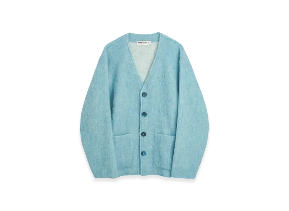 OUR LEGACY Cardigan Mohair "Baby Blue"