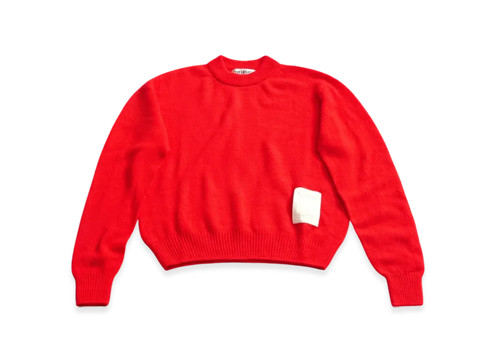 OUR LEGACY Knitted Roundneck "Orange Cashmere"