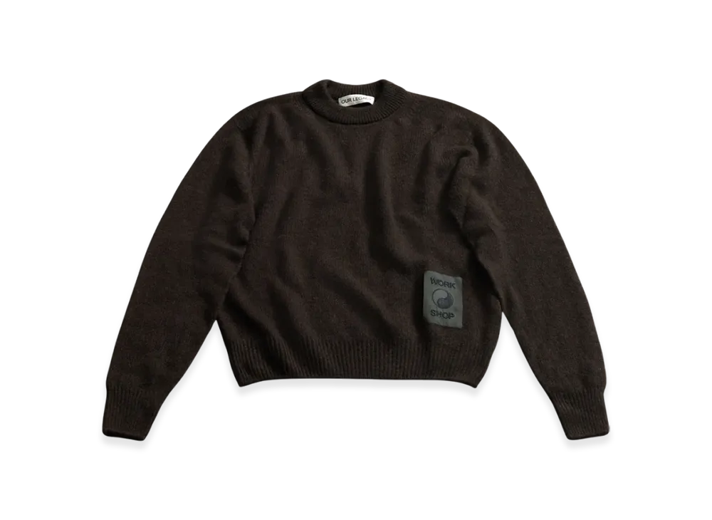 OUR LEGACY Knitted Roundneck "Brown Cashmere"