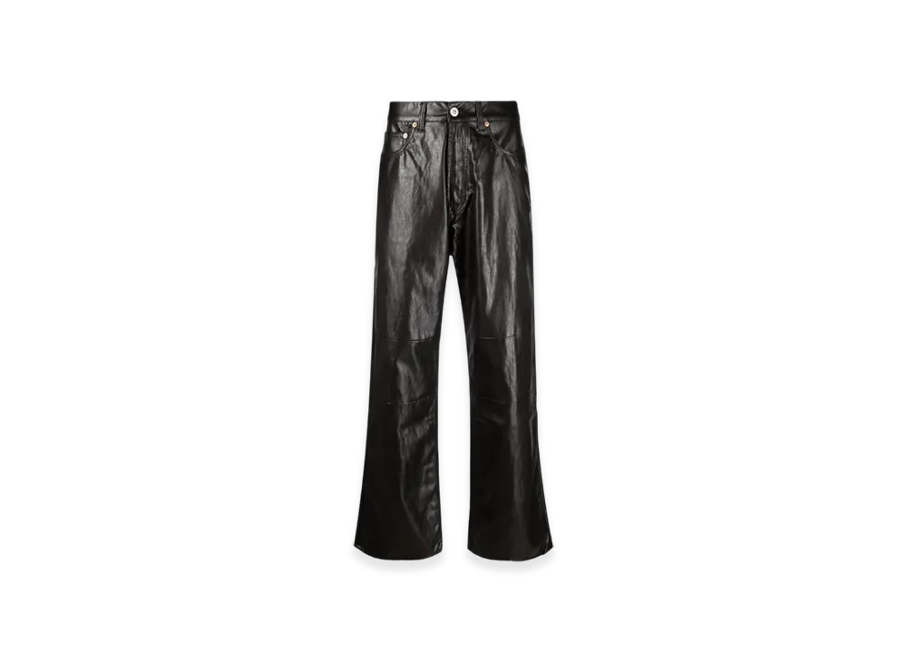 OUR LEGACY Extended Third Cut Fake Leather "Black Brown"