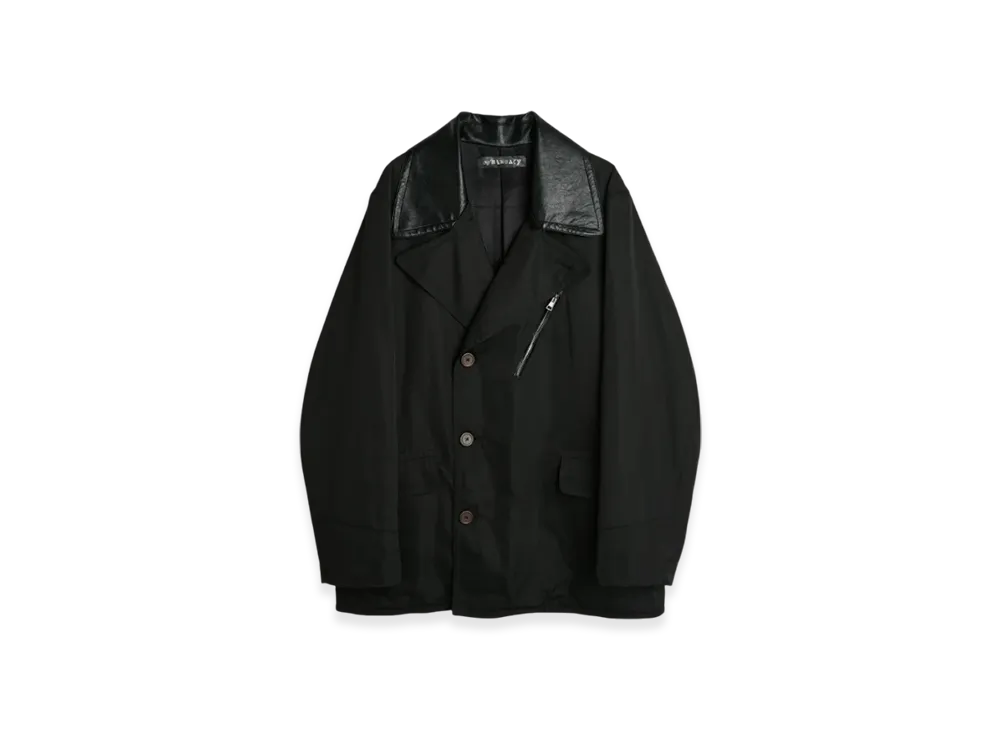 OUR LEGACY Scoota Coat Drape Tech "Black"