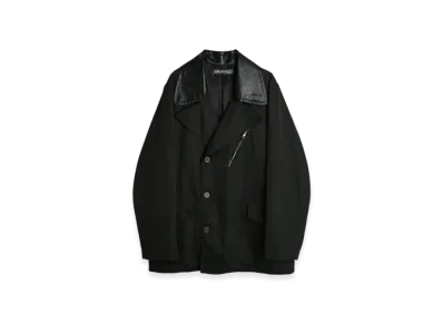OUR LEGACY Scoota Coat Drape Tech "Black"