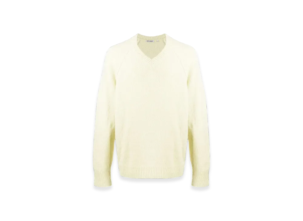 OUR LEGACY V-Neck Raglan "Citron Needled"