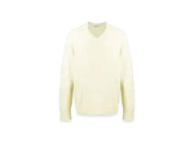 OUR LEGACY V-Neck Raglan "Citron Needled"