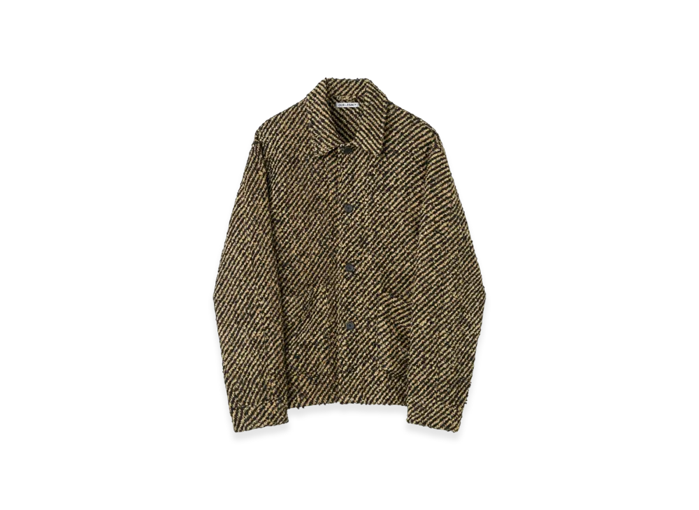 OUR LEGACY Archive Box Jacket Cigar Stripe "Black Beige"