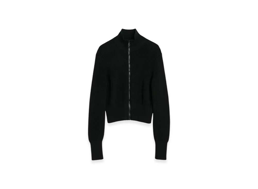 OUR LEGACY Women's Intact Zip Turtleneck Bio Resurrect Poly "Black"