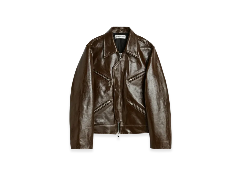 アワーレガシー デーモンレザー ジャケット "オリーブ"