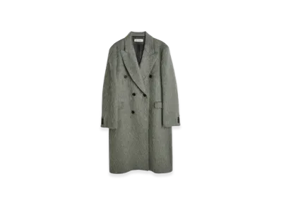 OUR LEGACY Hairy Alpaca Whale Coat "Wishkah Grey"