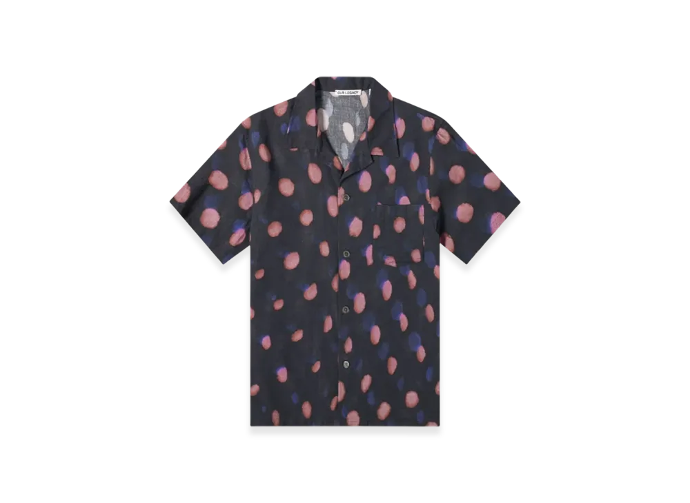 OUR LEGACY Box Shirt Shortsleeve "Strobe Print"