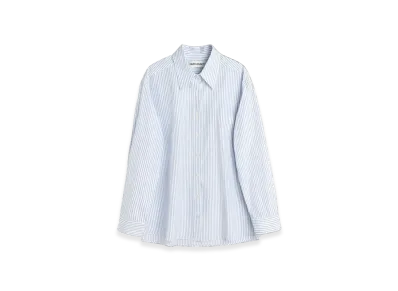 OUR LEGACY Women's Favourite Shirt "Blue Schnabel Stripe"