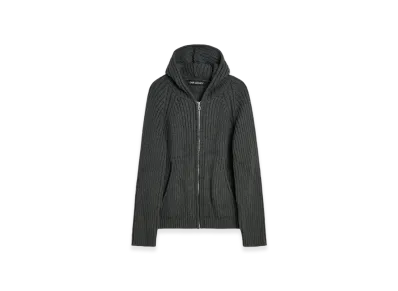 OUR LEGACY Women's Level Hood "Dark Grey Melange Dry Cotton"