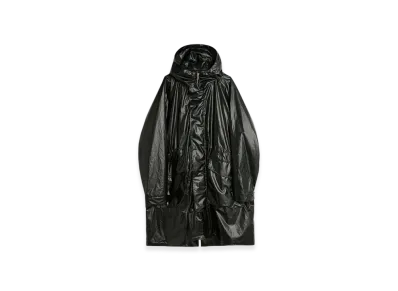 OUR LEGACY Tempesta Parka "Black Rich Pleather Cotton"