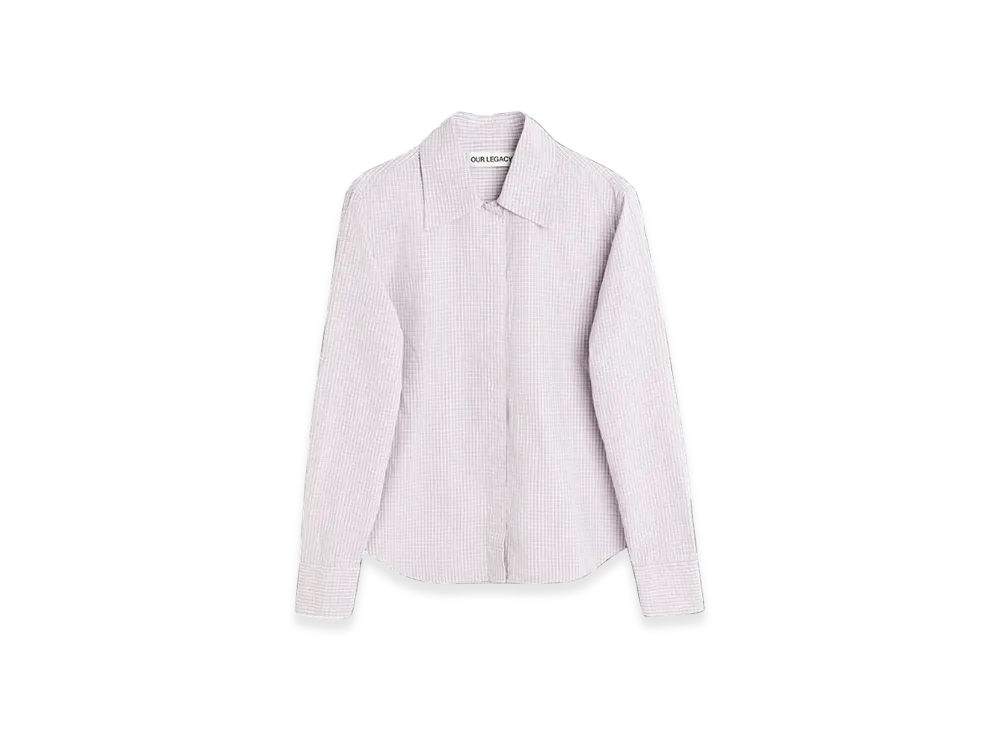 OUR LEGACY Women's Foundation Shirt "Drive In Check"