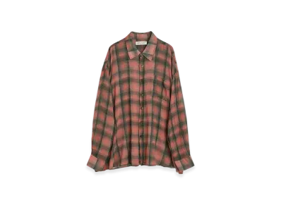 OUR LEGACY Women's Borrowed Shirt "Big Lumbercheck Print"