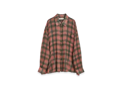 OUR LEGACY Borrowed Shirt "Big Lumbercheck Print"