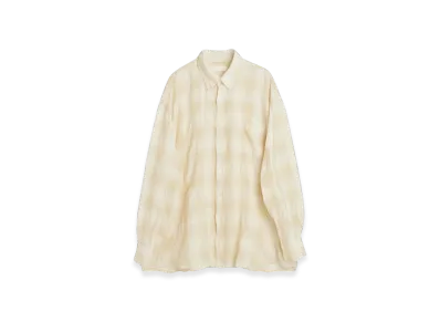 OUR LEGACY Borrowed BD Shirt "Naturelle Spectral Check"