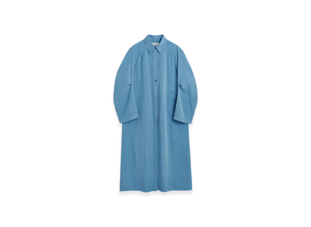 OUR LEGACY Women's Machine Dress Peached Cupro "Antique Blue"