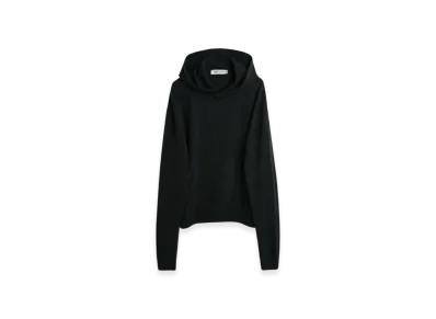 OUR LEGACY Knitted Hood Melange Wool "Anthracite"