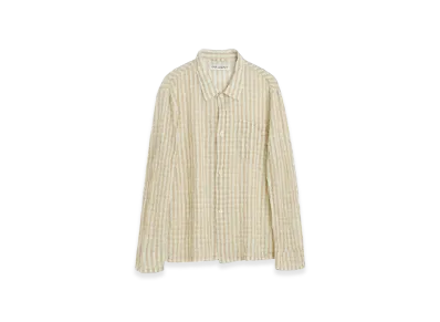 OUR LEGACY Box Shirt "Basque Seersucker Check"