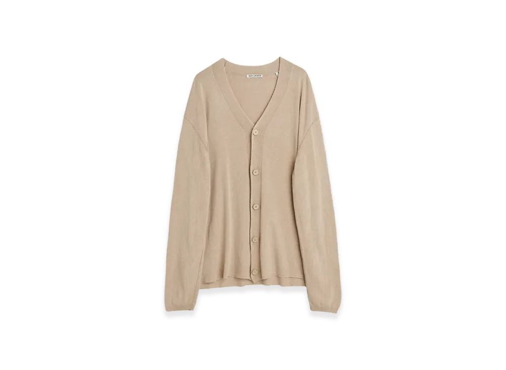 OUR LEGACY Knitted Cardigan Habitable Silk "Naturelle"