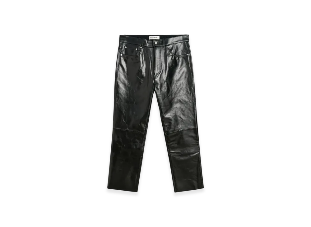 OUR LEGACY x Denim Tears x Tupac Leather Cut "Black"