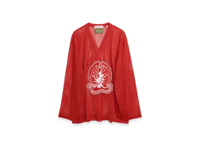 OUR LEGACY x Denim Tears x Tupac Hockey Mighty Mesh Jersey "Burgundy"