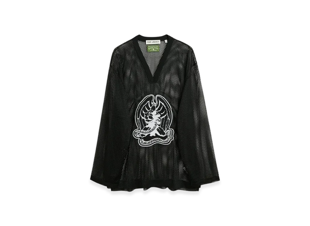 OUR LEGACY x Denim Tears x Tupac Hockey Mighty Mesh Jersey "Black"