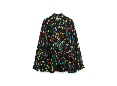 OUR LEGACY x Denim Tears x Tupac Borrowed Cupro Shirt "Notebook Print"