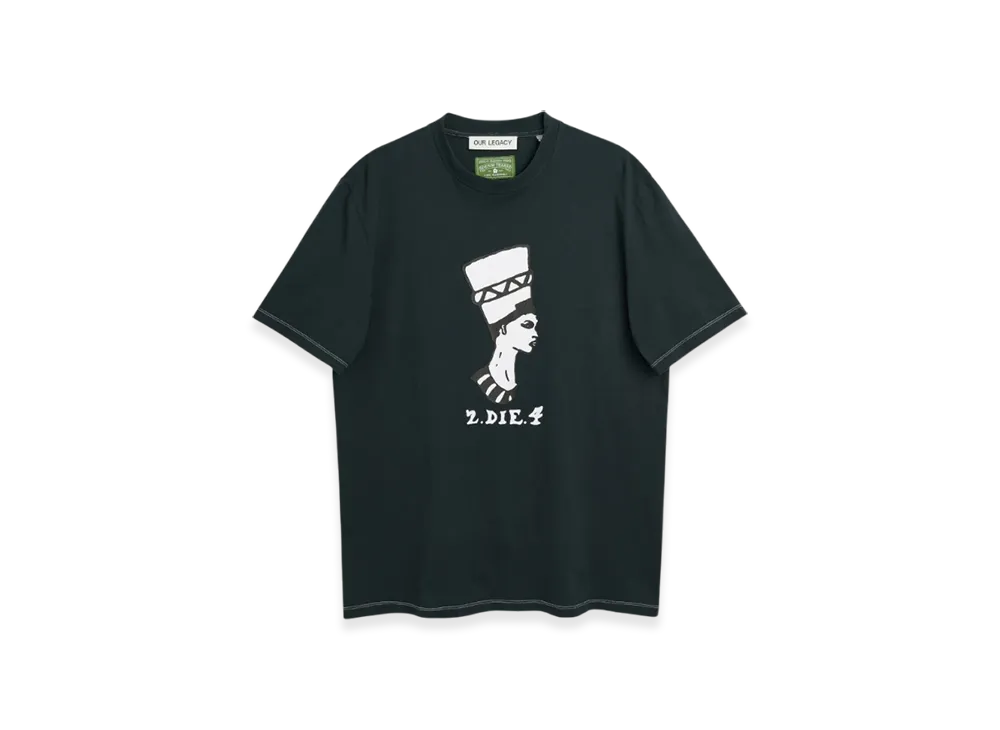 OUR LEGACY x Denim Tears x Tupac Box T-Shirt 2.Die.4 Print "Black"
