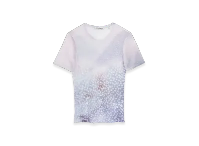 OUR LEGACY Women's Super Slim T-Shirt "Light Flowers Print"