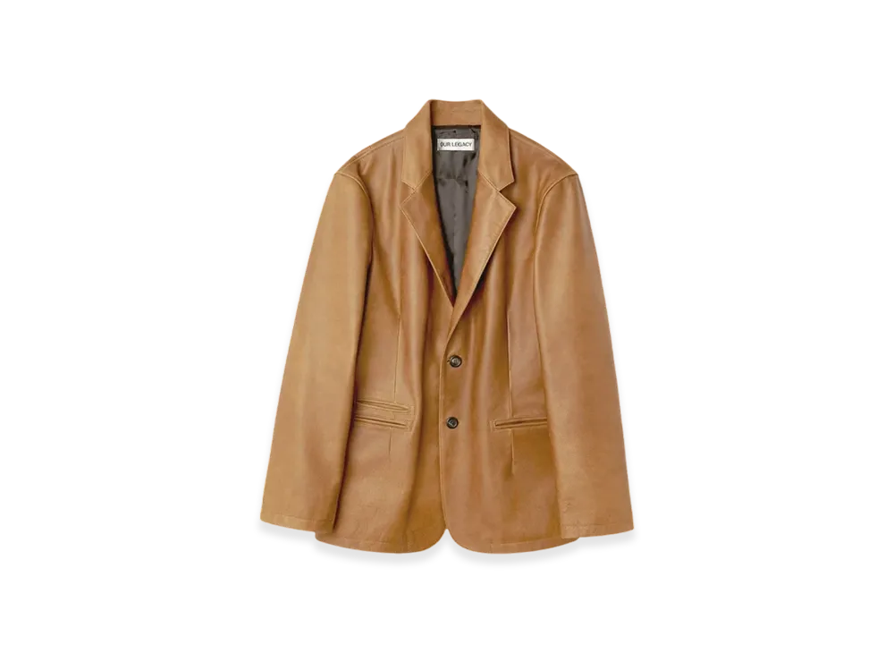 OUR LEGACY Opening Blazer "Burnt Sugar Leather"