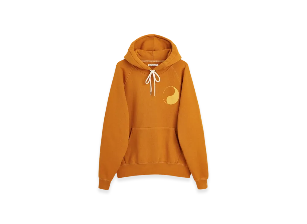 OUR LEGACY Work Shop Hood "Honey Ginger Yin Yang Print"