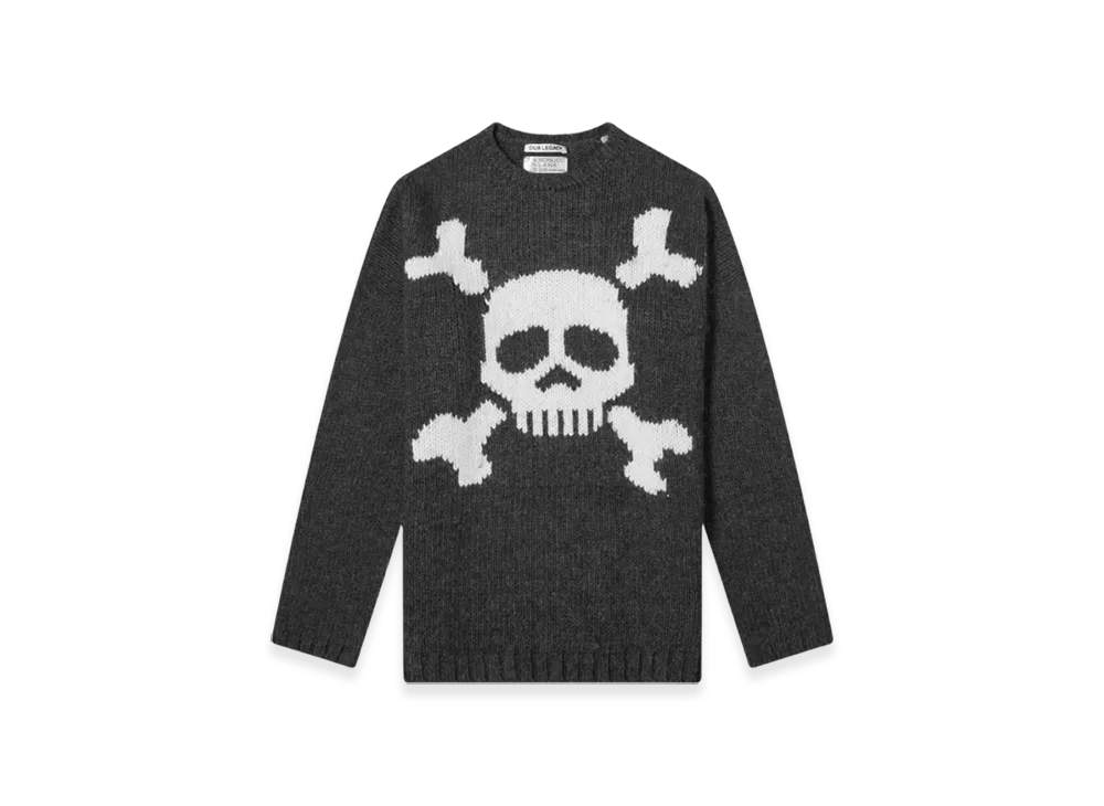 OUR LEGACY Popover Roundneck "Arcadian Jolly Roger"