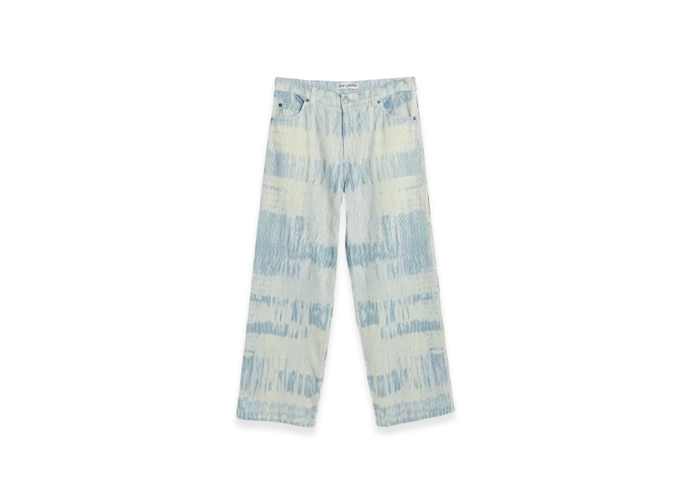 OUR LEGACY Vast Cut Brush Stroke Print "Blue"