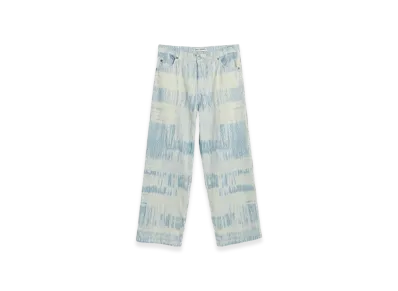 OUR LEGACY Vast Cut Brush Stroke Print "Blue"