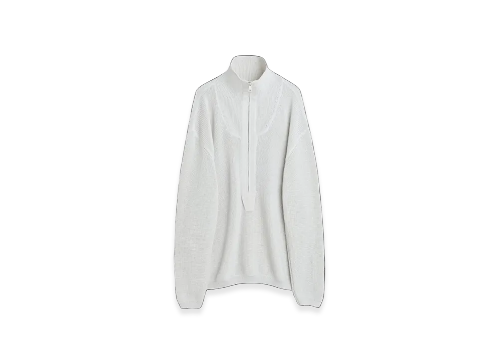 OUR LEGACY Knitted Anorak Synthesize Resurrect Poly "Bone"