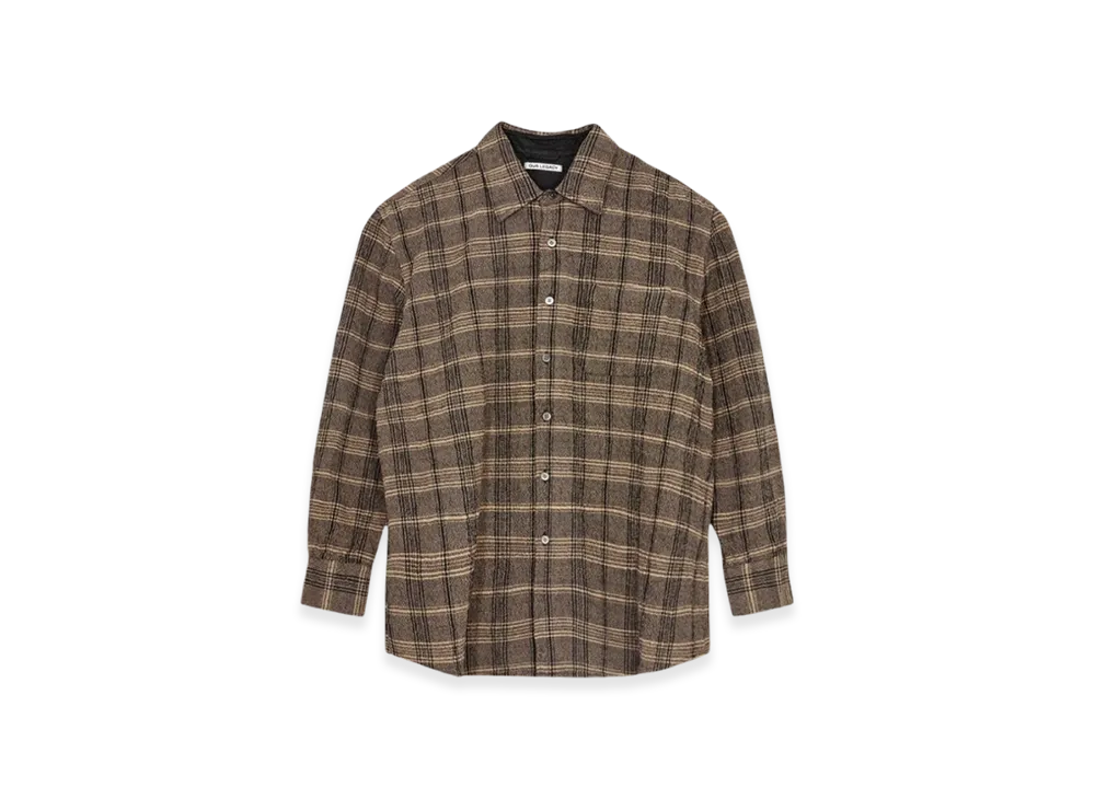 OUR LEGACY Above Shirt "Ecru Black Check"